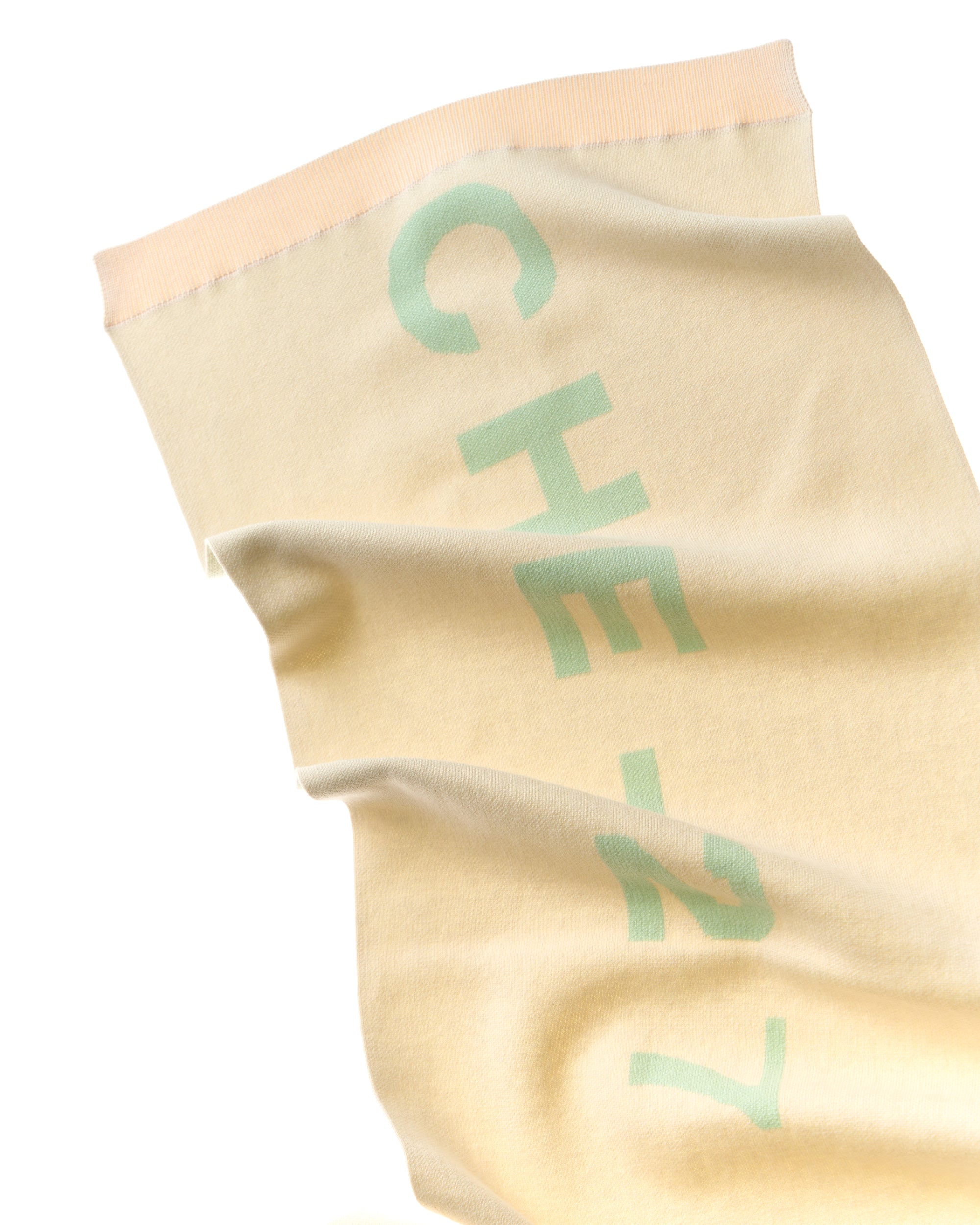 scarf signature - beige/mint