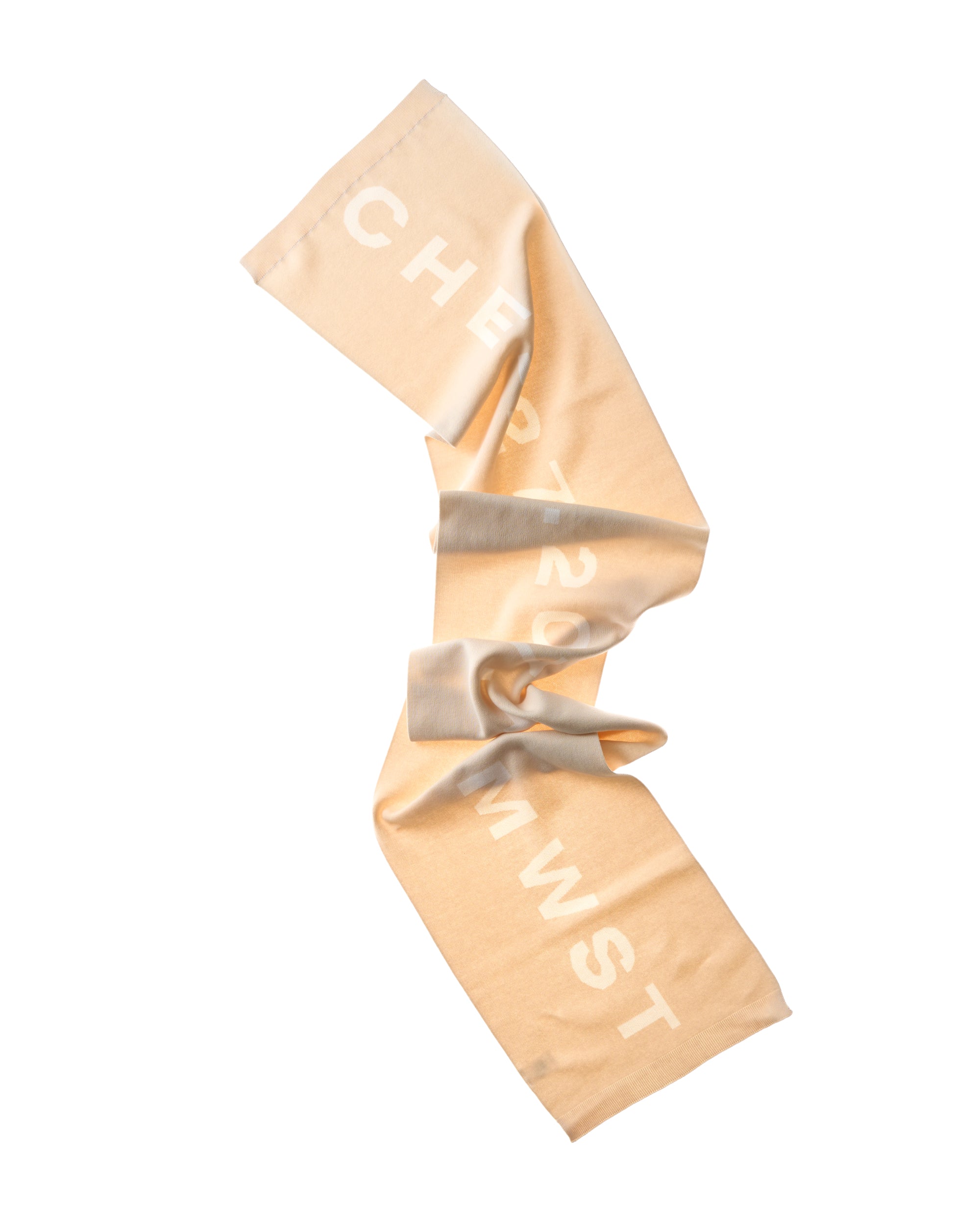 scarf signature - beige/white