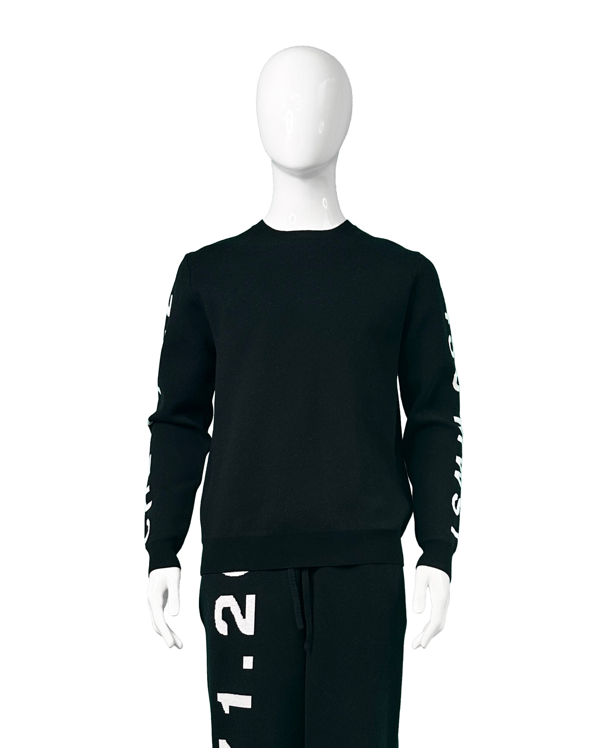 knit crewneck sweater