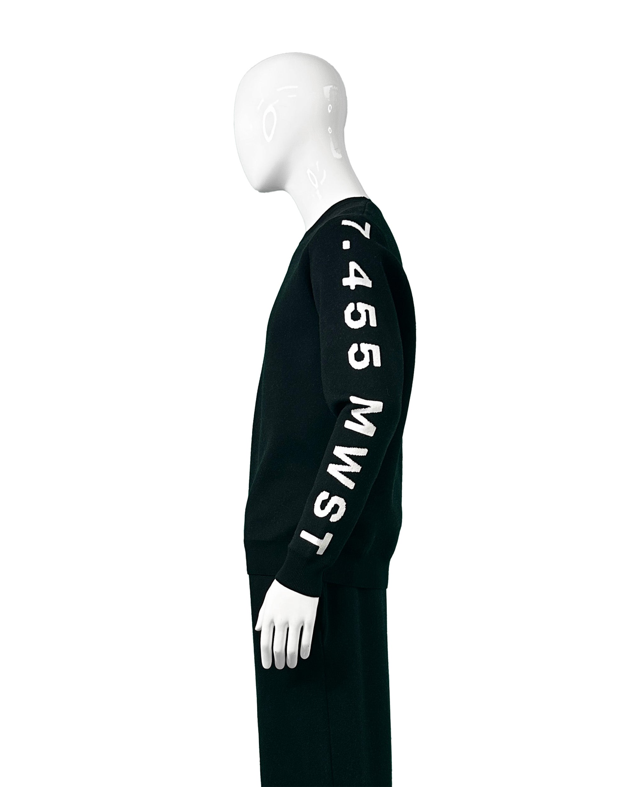 knit crewneck sweater