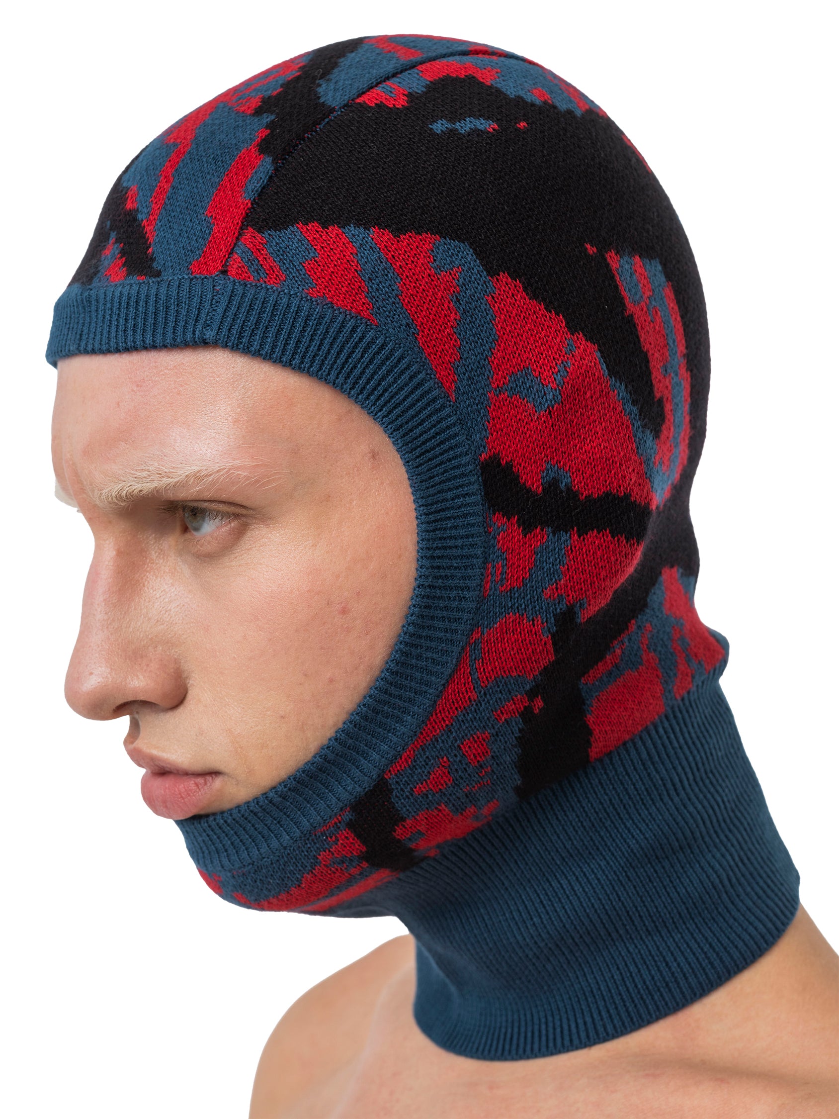 balaclava abstract navy/fire