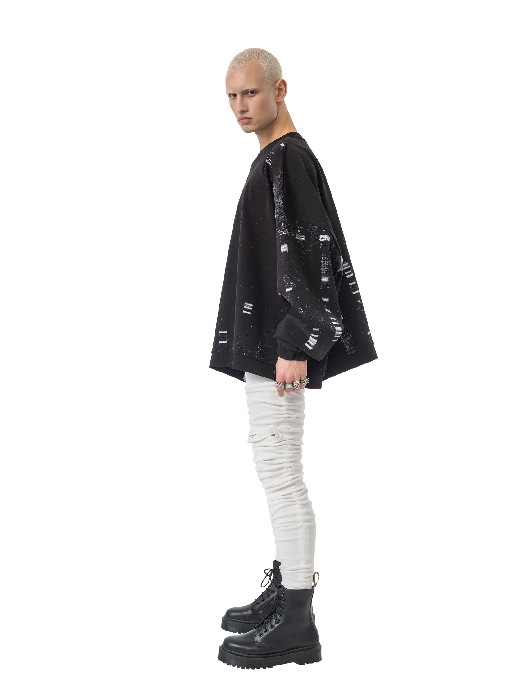 oversized rib jumper