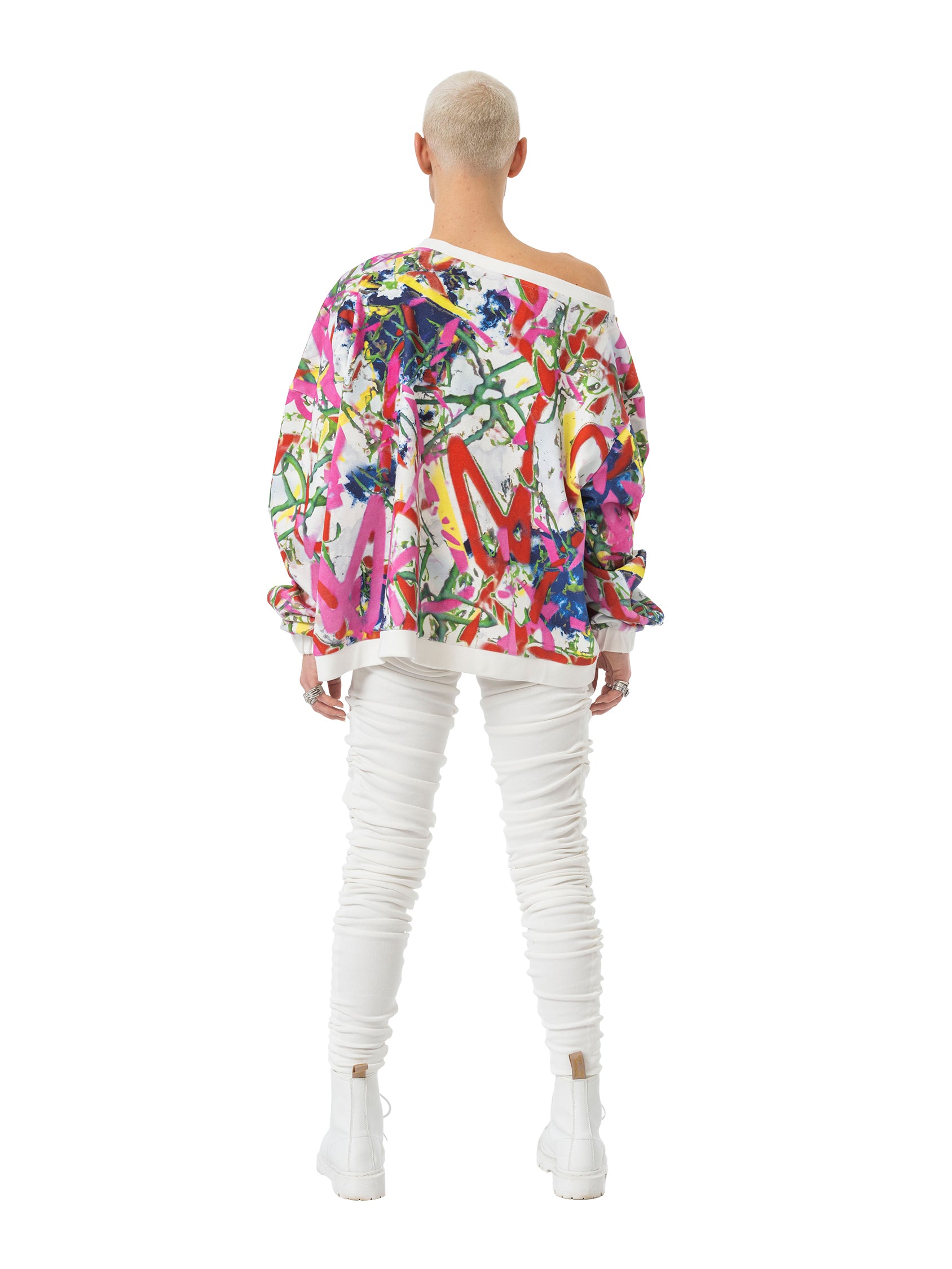 oversized rib jumper